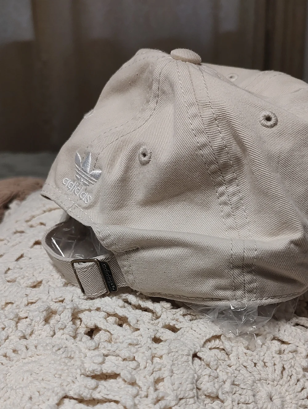 adidas Women's Trefoil Baseball Cap — Cream